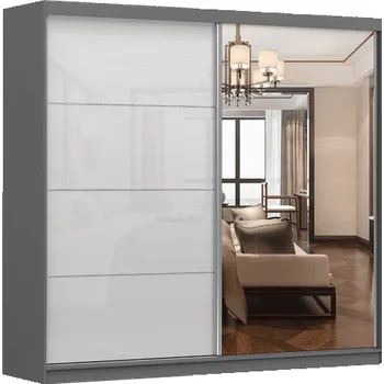 Šatní skříň IDZ Šatní skříň MULTI 35, 233 cm Barva dřeva: Šedá