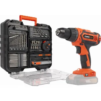 POWERPLUS POWDP15110 - Aku šroubovák / vrtačka 20V plus 78ks přísl. v ku