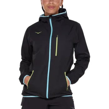 Dámská větrovka Bunda s kapucí Hoka Tecsky Waterproof Jacket 1156100-blk Velikost L