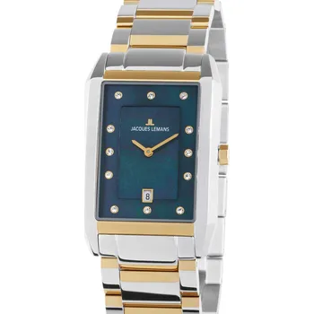 Hodinky Jacques Lemans 1-2159O Torino square Unisex Watch 30mm 5ATM