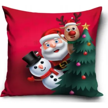 Povlak na dekorativní polštářek Carbotex Vánoční povlečení na polštářek Mikuláš, 40/40cm, PNL237028