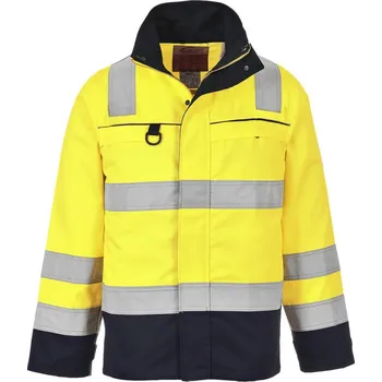 pracovní bunda PORTWEST Blůza Hi-Vis Multi-Norm FR61, reflexní POR-FR61YNRXXXL 3XL Žlutá/navy