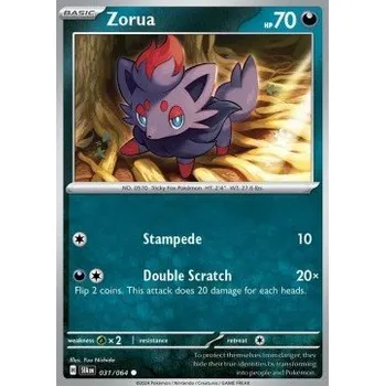 Karetní hra Pokémon SFA 031/064 Zorua - Shrouded Fable Stav: Near Mint, Verze: REVERSE HOLO