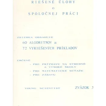 Přírodní věda Riešené úlohy o spoločnej práci Kniha