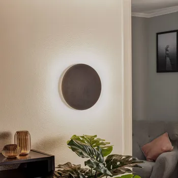 Lampička EMIBIG LIGHTING Nástěnné světlo Form 2, nepřímé světlo, Ø 30 cm černá 1 x 20 W - Doprava zdarma