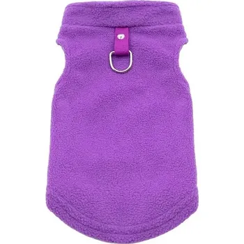 Obleček pro psa Teplý fleecový kabát pro malé psy - Fialová,L