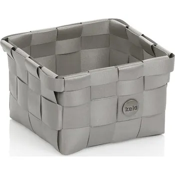 Odpadkový koš KELA Košík Neo 15x15 cm plast stříbrná šedá KL-24470