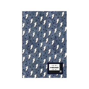 Poznámkový blok B5 HEAD Denim Flash, HD-374,160 listů, čtverečkovaný (5x5mm), 101019003