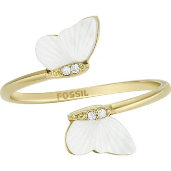 Prsten Fossil Slušivý pozlacený otevřený prsten Radiant Wings JF04423710 57 mm + 2 měsíce na vrácení zboží