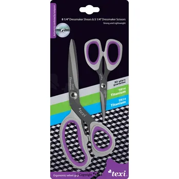 Krejčovské nůžky Titanové nůžky SET (21 + 13 cm)