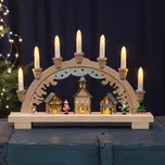 STAR TRADING LED světelný oblouk Dassel - délka napájecího kabelu 300 cm přírodní 9 LED - Doprava zdarma