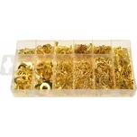 Elektrické konektory pro automobily, krimpovací, neizolované, různé druhy, sada 750 kusů