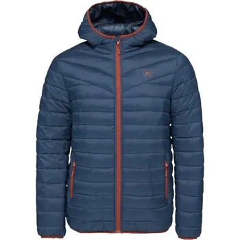 Pánská bunda Pánská lehká prošívaná bunda Willard SELI XL Tyrkysová, Červená