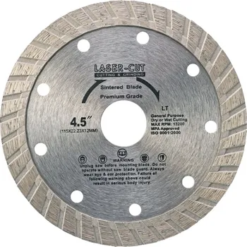 Řezný kotouč LASER CUT L00116 - Diamantový kotouč celoobvodový 115 x 22,23 x 12mm LT