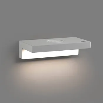 Lampička FARO BARCELONA LED nástěnné světlo Well USB+wireless charger bílá 1 x 7 W LED - Doprava zdarma