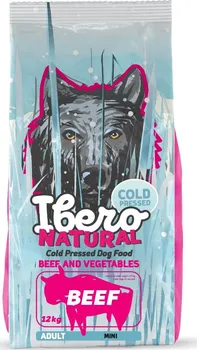 Krmivo pro psa Ibero Natural Dog Adult Mini Cold Pressed Beef 12 kg