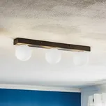 Markslöjd Mini stropní svítidlo do koupelny, 3 světla, černé, sklo/kov - Ø stínidla 10 cm černá, satinovaná 3 x 18 W - Doprava zdarma