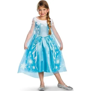 Karnevalový kostým Smiffys Kostým dětský Princezna Elsa Ledové království 5- 6 let (110-116)