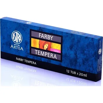 Výtvarná barva Art&Hobby ARTEA Temperové barvy Profi 12x20ml, 83414900