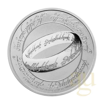 1 unce stříbrná mince Niue - Der Herr der Ringe - Der Eine Ring 2021