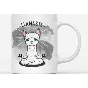 Hrnek Lama - LLAMASTE - Tmavozelená