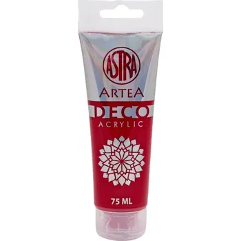 Vodová barva Art&Hobby ARTEA Deco, Akrylová barva 75ml, Deep Red / Tmavá Červená, 309123005