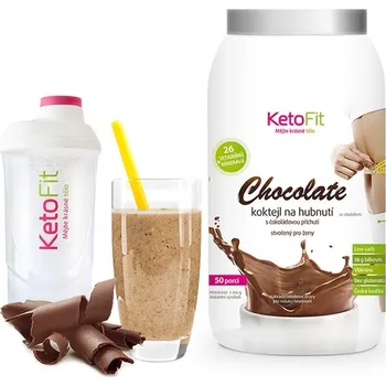 Keto dieta KetoFit čokokoktejl 1260 g - 50 porcí