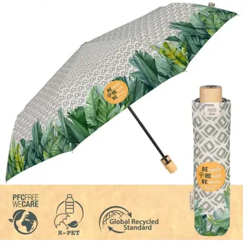 Deštník PERLETTI GREEN Dámský skládací deštník BANANO, 19130