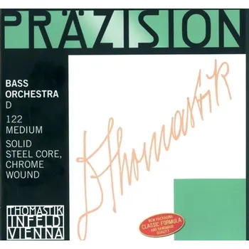 Struna pro kytaru a smyčcový nástroj Thomastik-Infeld Struny pro kontrabas Precizní ocelA x 121S 127122