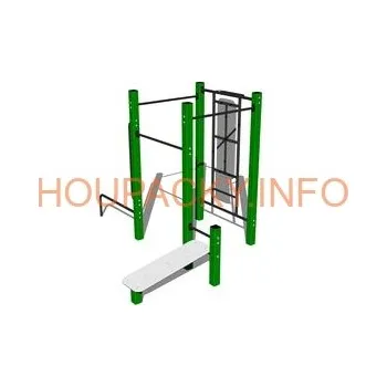 Hra na zahradu Street workoutová sestava WS014GD - zelená