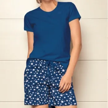 Dámské pyžamo Pyžamo Laura Biagiotti Short Cobalto Velikost: M