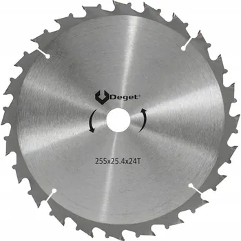 Pilový kotouč Kotouč pilový pro křovinořezy TYP C 255x25,4x24T, Deget V90152