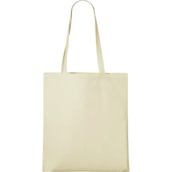 MALFINI Zpevněná bavlněná nákupní taška v plátnové vazbě, 45 x 40 cm Barva: Přírodní, Velikost: uni