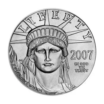 1/10 uncí platinová mince americký orel