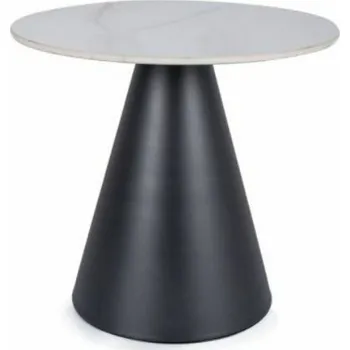 Konferenční stolek Stolek konferenční bílá černá HILL