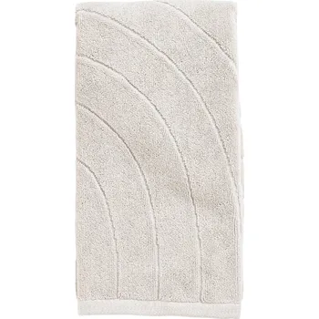 Zone Denmark Světle šedá bavlněná osuška Time 70 x 140 cm