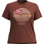 Smartwool Women's Horizon View Short Sleeve Graphic Tee Pecan brown XS