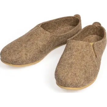 Dámské pantofle Dámské domácí filcové pantofle béžové 41