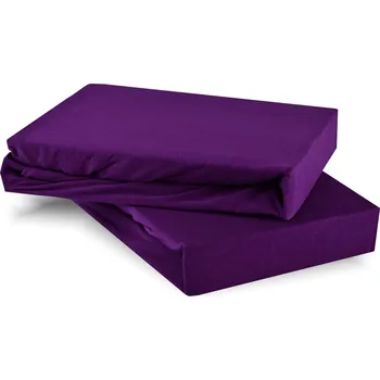 Prostěradlo Prostěradlo fialové jersey EMI: Prostěradlo 160x200