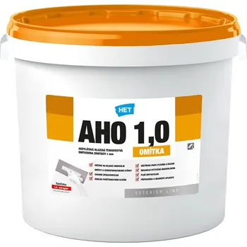Omítka HET AHO akrylátová omyvatelná fasádní omítka 25 kg 1.0 mm Bílá