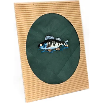 Látkový kapesník Pánský kapesník Okoun - Dárkové balení