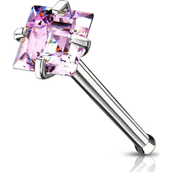 Piercing Šperky4U Piercing do nosu čtvereček - N0133P