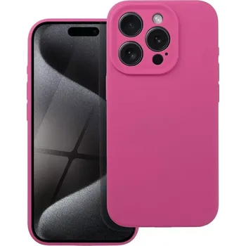 Pouzdro na mobilní telefon Silikonové pouzdro Coolcase SILICONE 2mm - Apple iPhone 15 Pro Tmavě růžové (Silikonový kryt či obal SILICONE 2mm na mobilní telefon Apple iPhone 15 Pro Tmavě růžové)