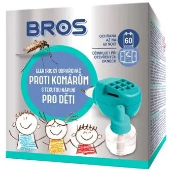 Přípravek proti hmyzu BROS Elektr.odpař.proti komárům s náplní 40ml pro děti