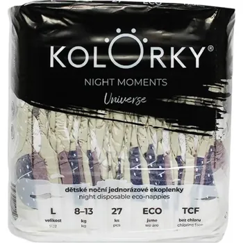 Plena KOLORKY NIGHT Moments Universe eko plenky Velikost (od výrobce): 12 - 25 kg (100ks)
