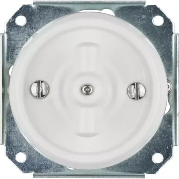 vypínač Keramický otočný vypínač, č. 7, bílý - bez rámečku