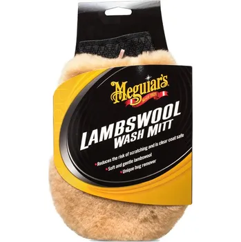 Meguiar's Lambswool Wash Mitt - mycí rukavice z pravé jehněčí vlny