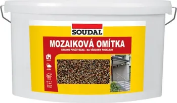 Omítka Soudal Mozaiková omítka 053 tmavý písek 16 kg