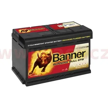 Autobaterie 65Ah baterie, 650A, pravá BANNER Running Bull EFB 278x175x175