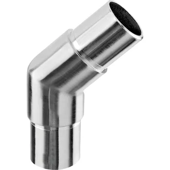 Zábradlí Roh, 45° Roh, 45°, trubka O42,4 x 2 mm, nerez. ocel 304, kartáčovaná
